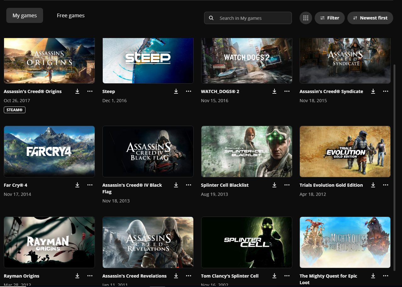 Random Games (Ubisoft Account) Full Access